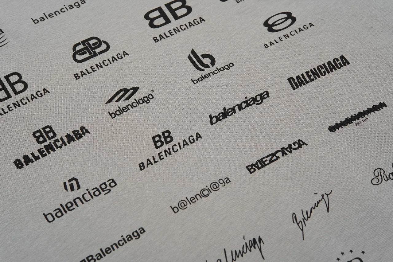 Balenciaga Classic LOGO T💰P110 32s 240g Authentic +Sizes ＋ Logo Size：Xs-L ：